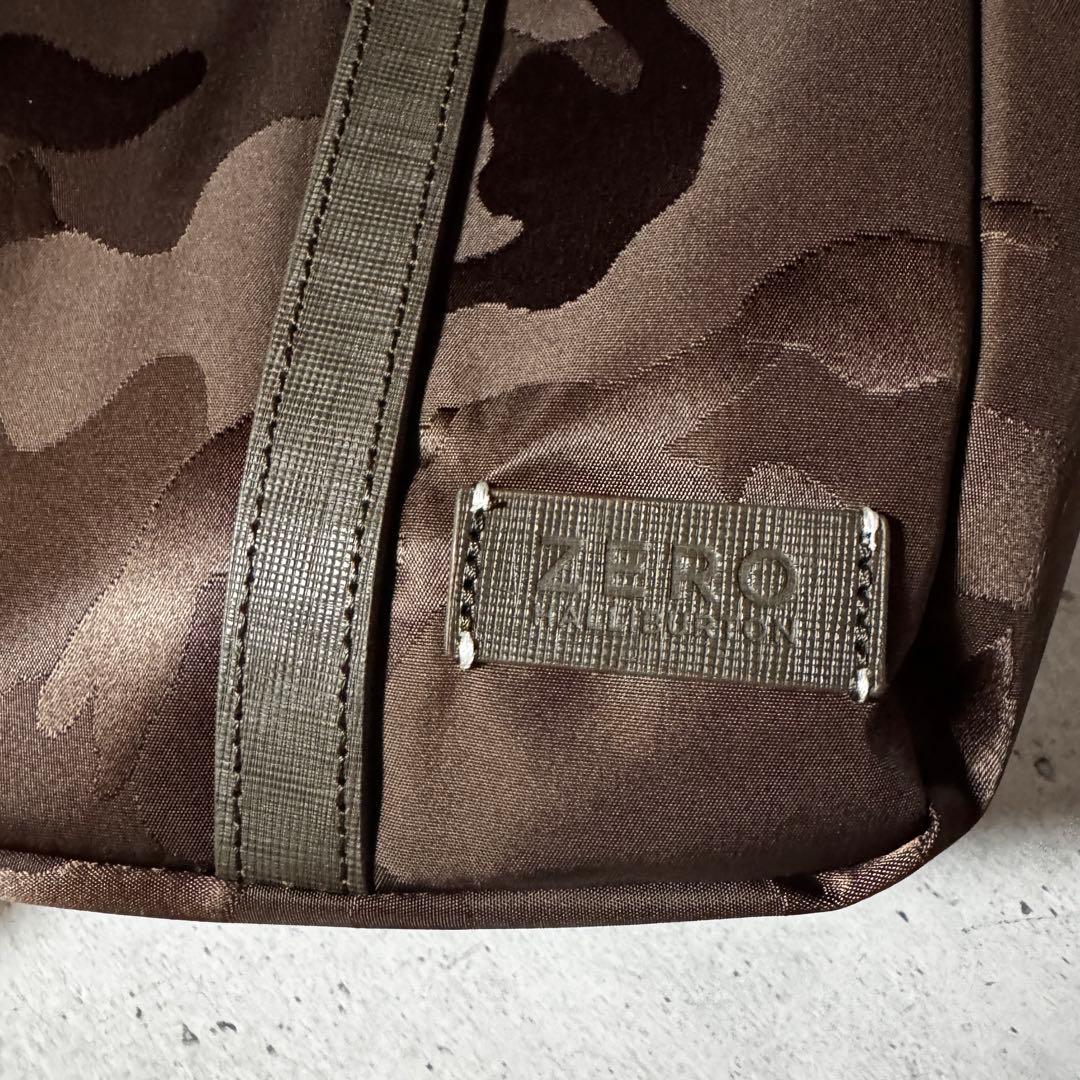 ゼロハリバートンZERO ブラウンカモフラージュ ゴルフバッグ