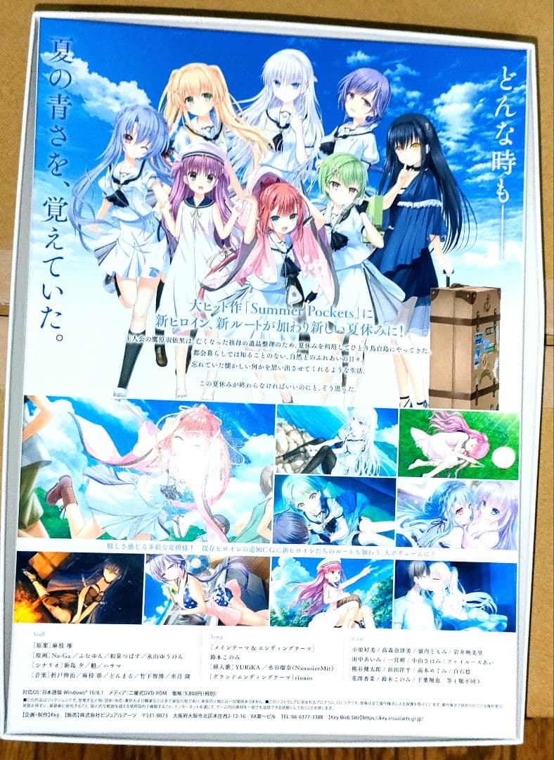 中古 Summer Pockets （REFLECTION BLUE）ゲーム2点