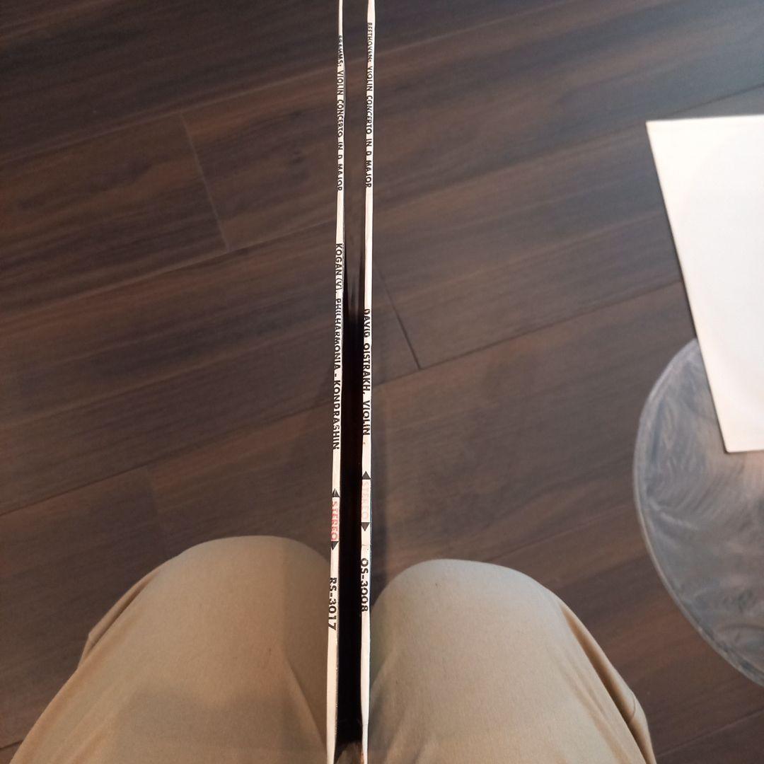 レコードです(*´∇｀)オイストラフ　ベートーヴェン、コーガン　ブラームス