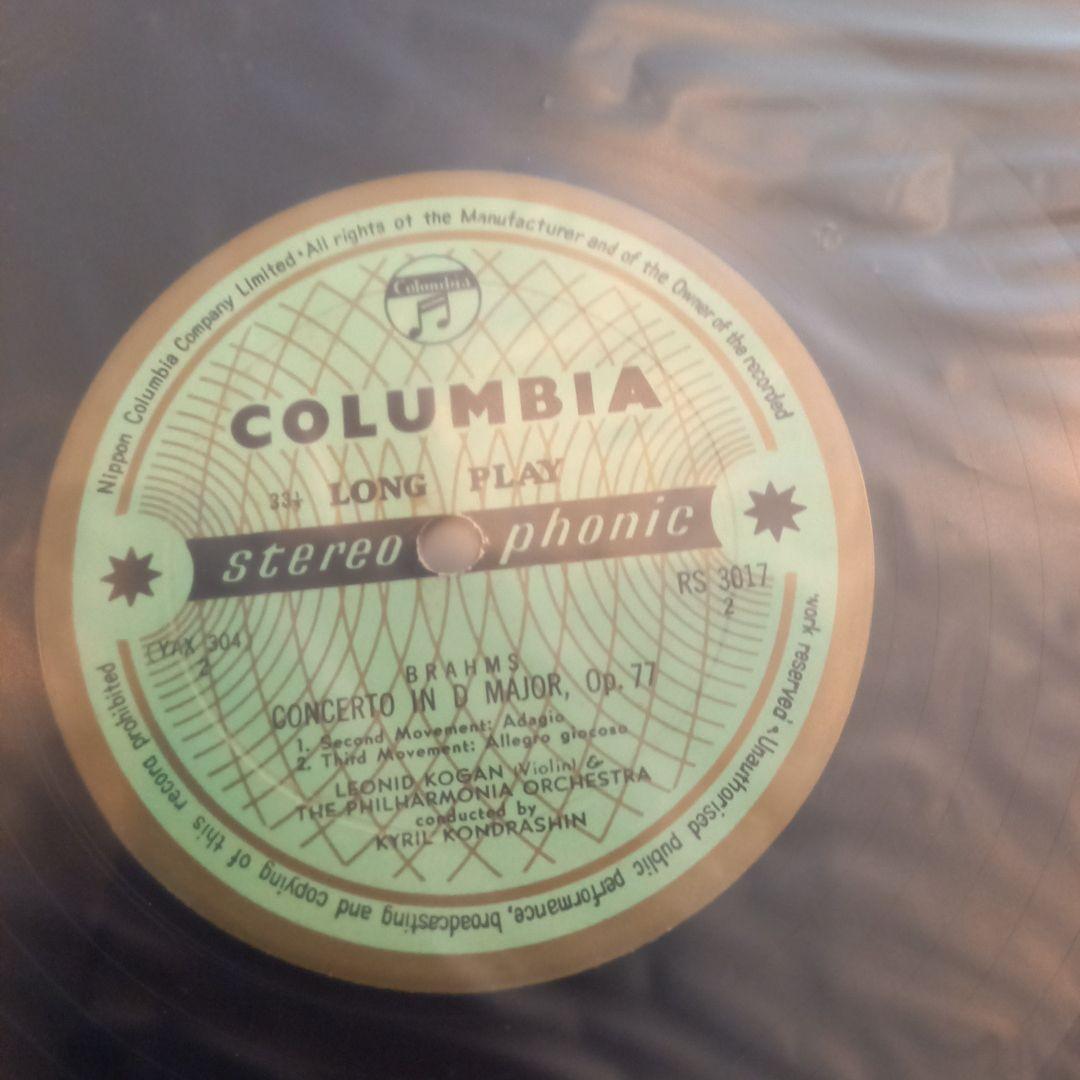 レコードです(*´∇｀)オイストラフ　ベートーヴェン、コーガン　ブラームス