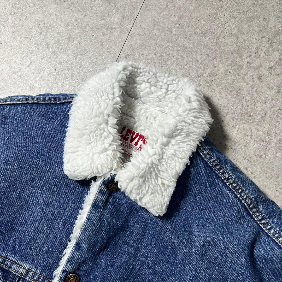 80s Levi’s 70609 デニムボアジャケット S USA製 短丈