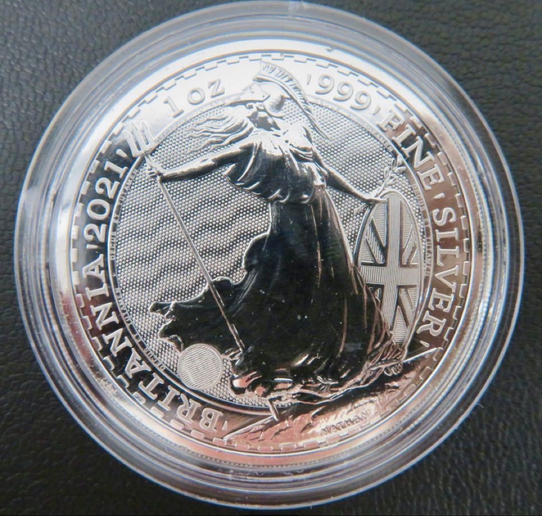 イギリス 2ポンド 銀貨 ブリタニア 2020年 1オンス 送料込み