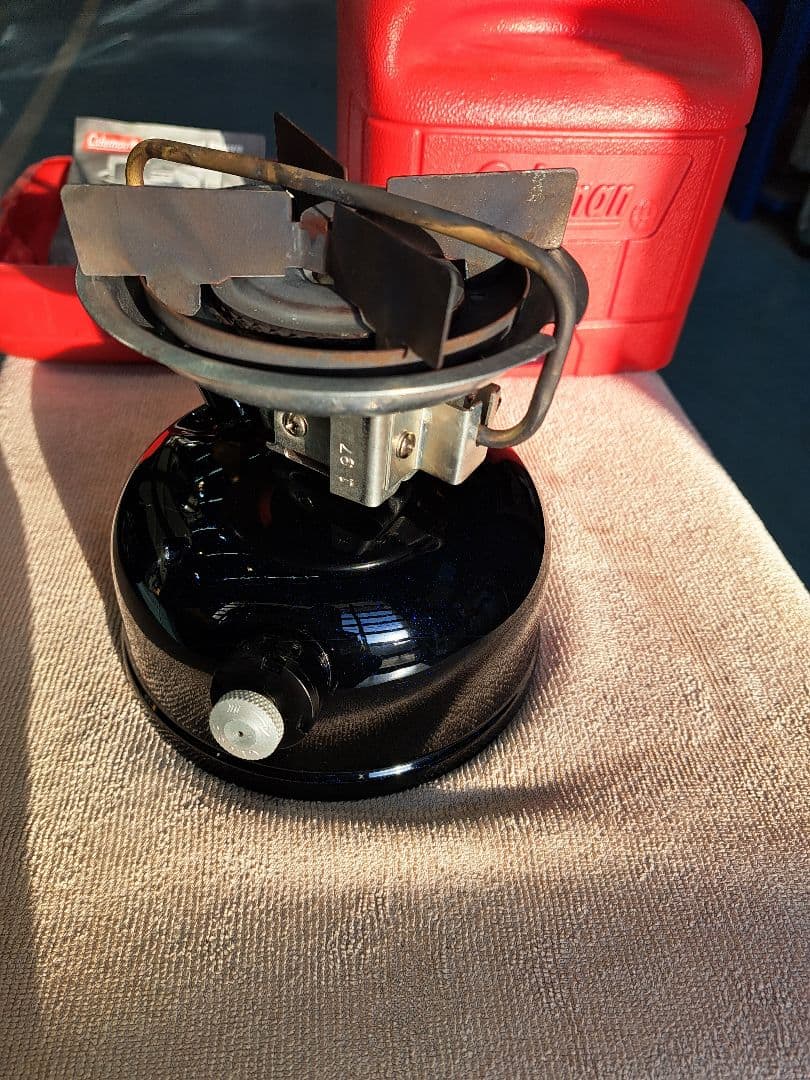 コールマン スポーツスターDX　カスタム塗装！ミッドナイトブラック！　ケース付