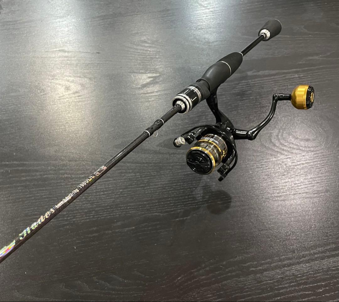 アジングセット2ピースロッド&2000番スピニングリール・ダイワ月下美人ワーム付