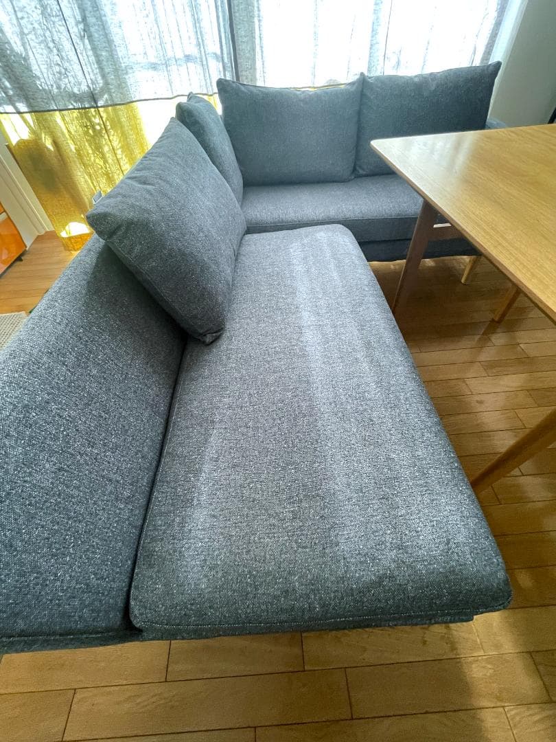 【unico】 LOM ダイニングテーブルとソファのセット　W1200　北欧