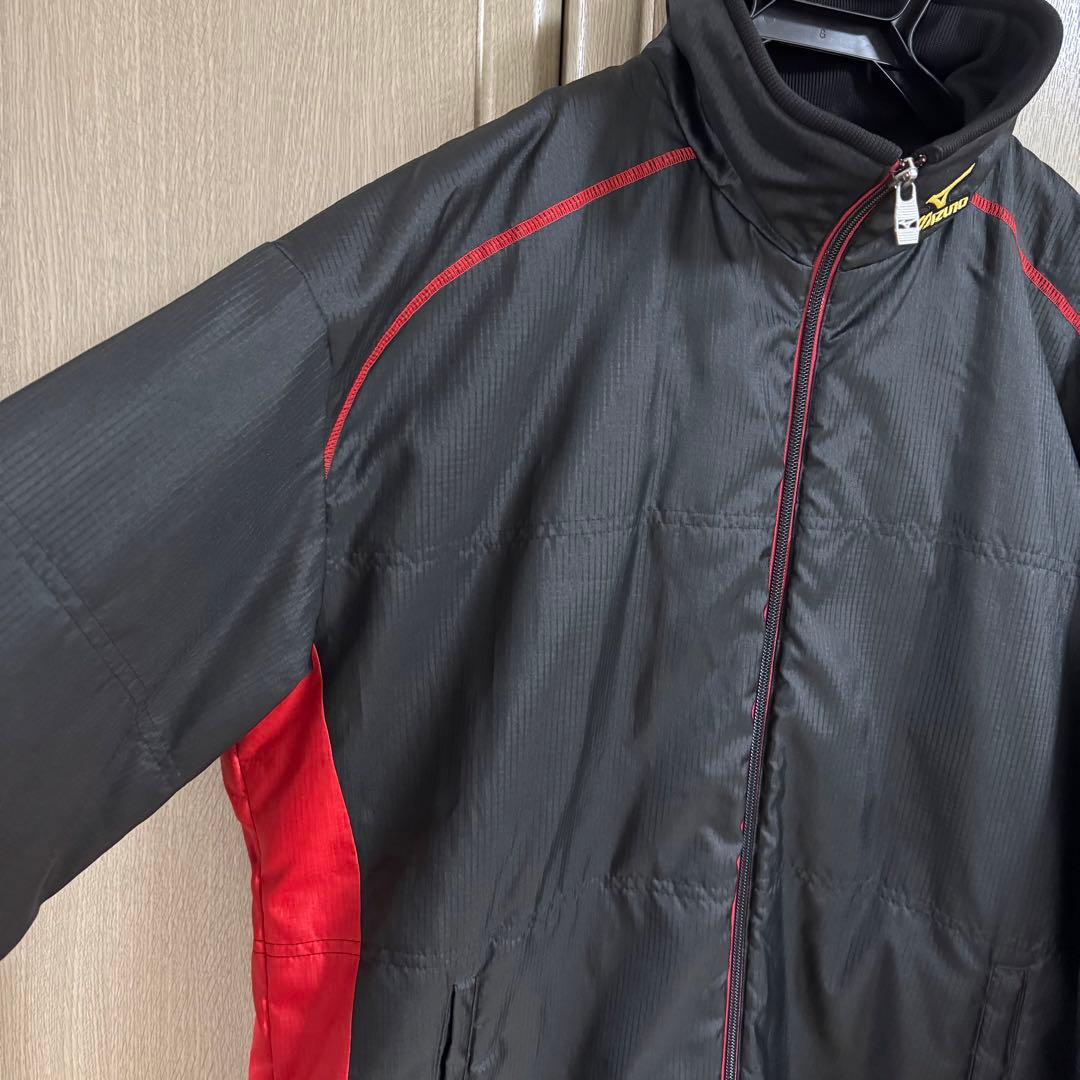 Mizuno Pro 中綿ジャケット ブラック/ブレスサーモ/刺繍ロゴ/Lサイズ