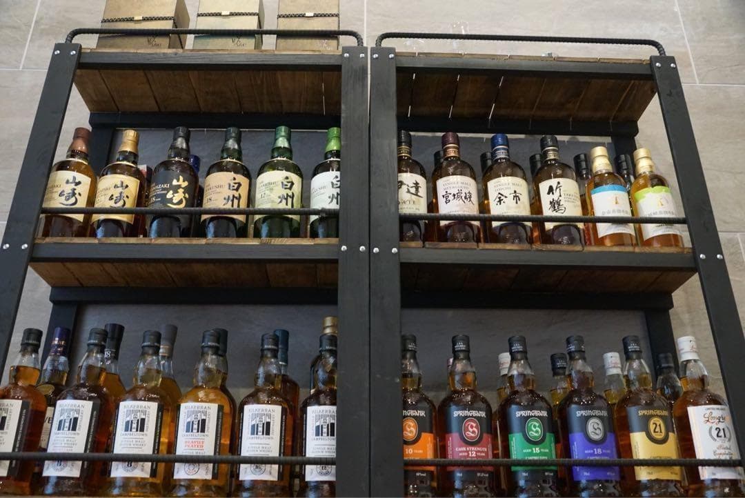 特大ウィスキーラック　飾り棚　ディスプレイラック　男前インテリア　棚 0115