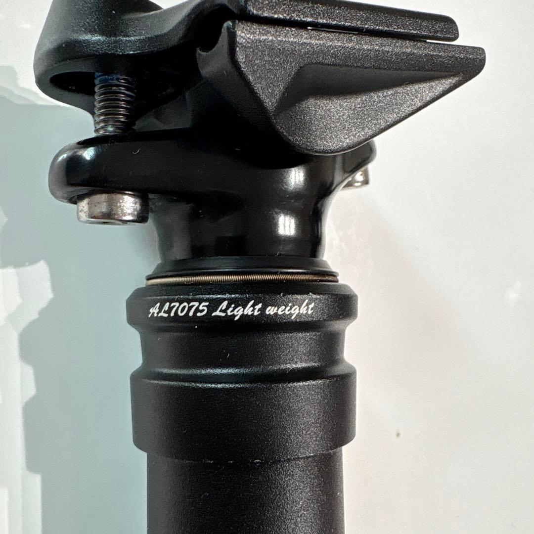 【レバー付】ドロッパーシートポスト30.9mm 125mm 内装式 ケーブル内蔵