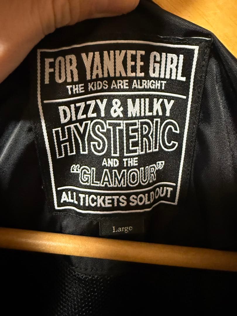 美品　HYSTERIC GLAMOUR COBRAレーシングジャケット　L