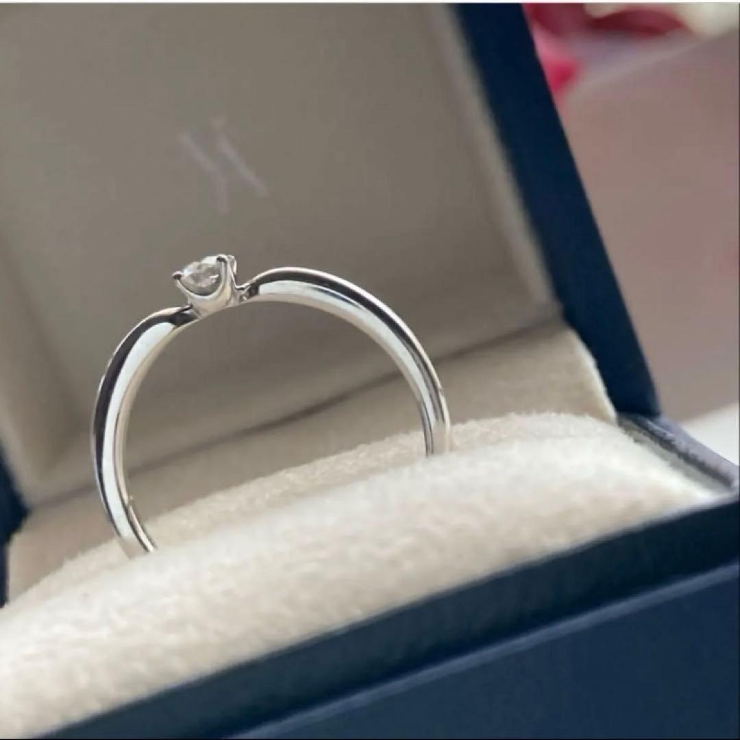 ヴァンドーム青山 ダイヤリング プラチナ950 極美品