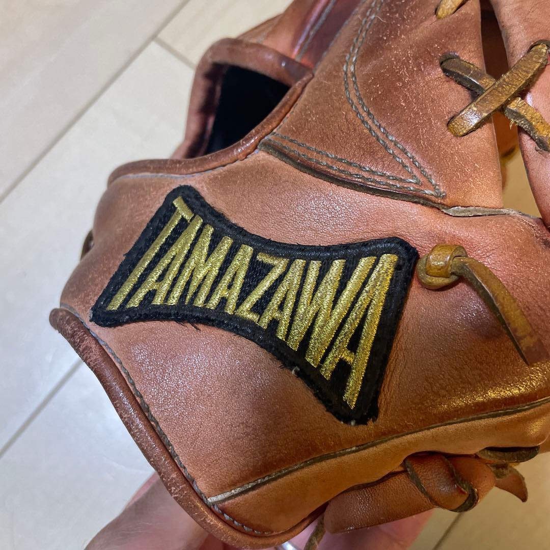 TAMAZAWA 硬式野球内野手用グラブ ブラウン