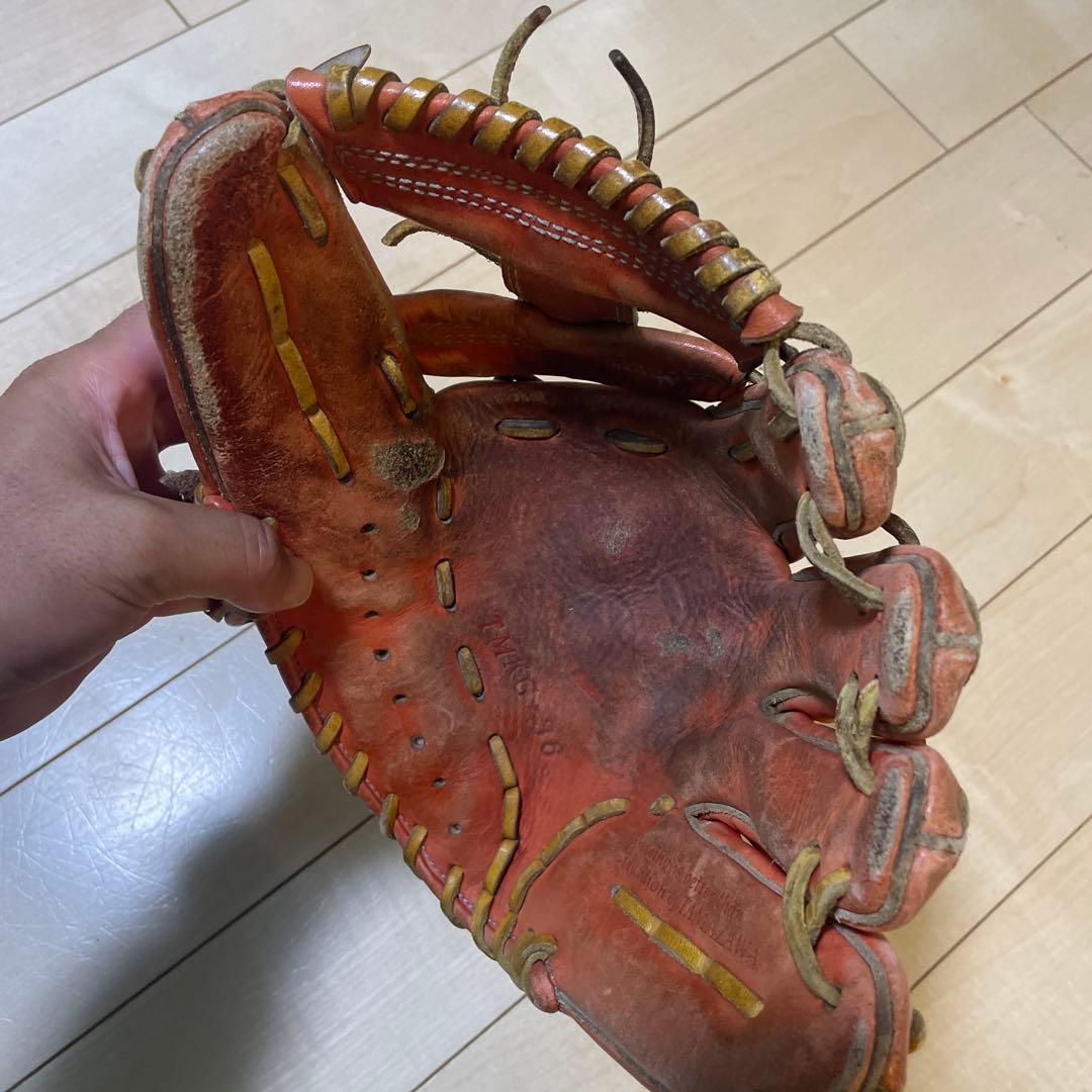 TAMAZAWA 硬式野球内野手用グラブ ブラウン