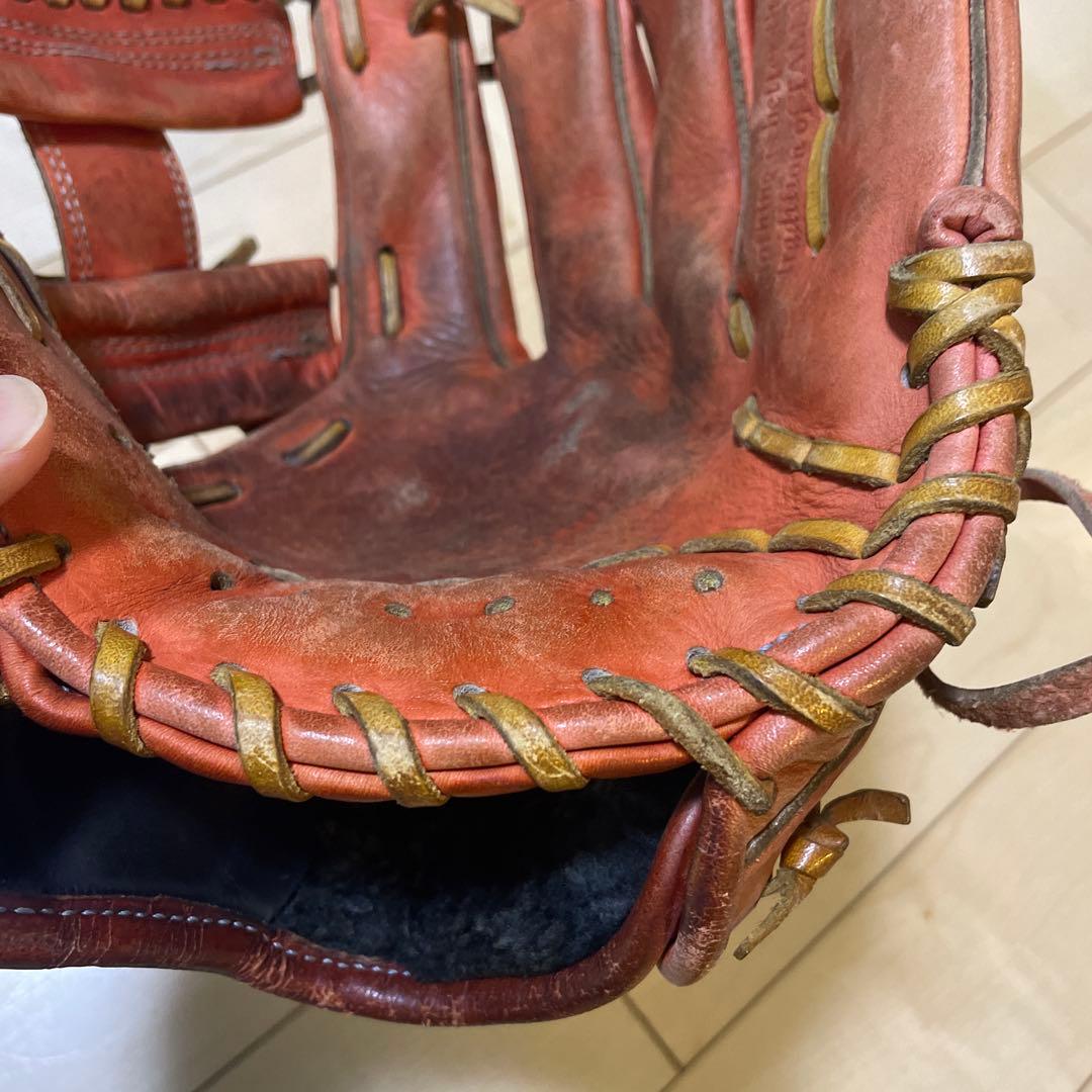 TAMAZAWA 硬式野球内野手用グラブ ブラウン