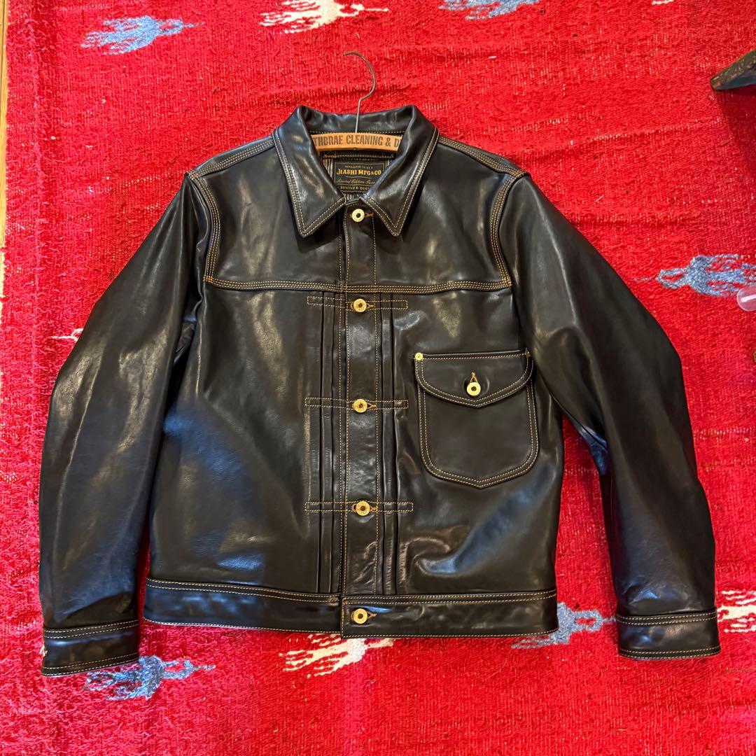 た*く様 極美品 1.4mm厚 レザージャケット L ファーストタイプ 1st型