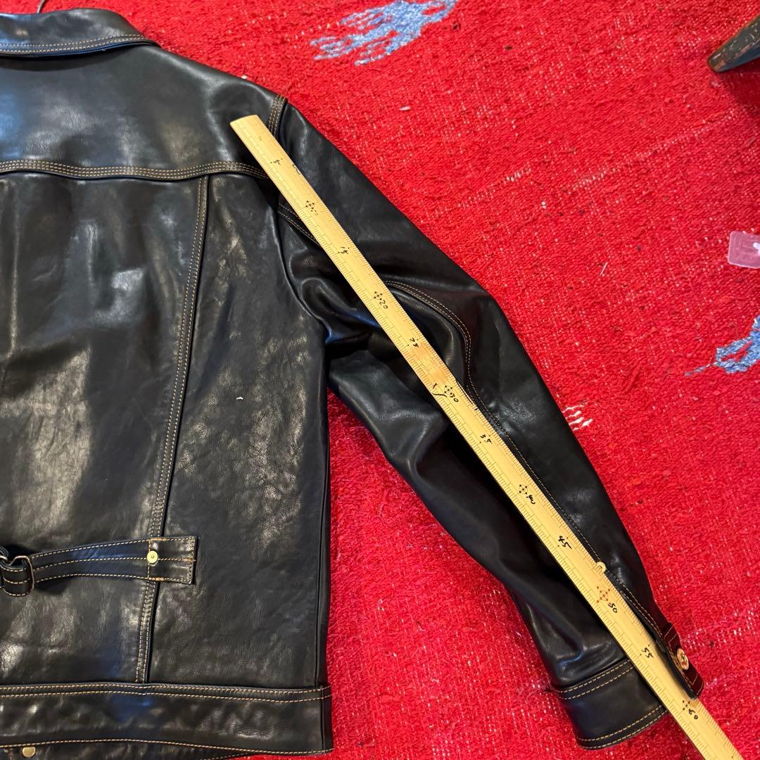 た*く様 極美品 1.4mm厚 レザージャケット L ファーストタイプ 1st型