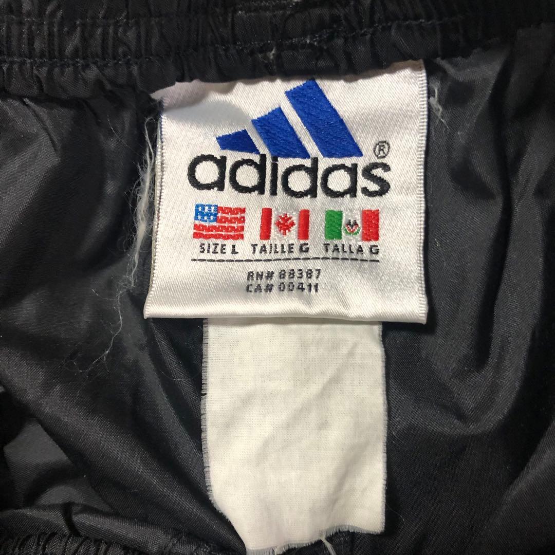 90s adidas ウィンドブレーカー　上下セット　ナイロン　ビンテージ
