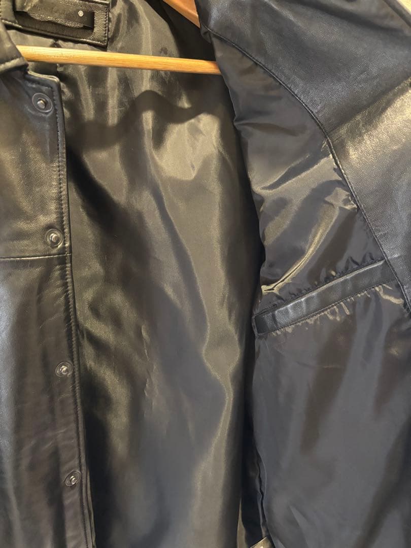 最終値下げ　美品　Liugoo Leathers レザーコーチジャケット　羊革