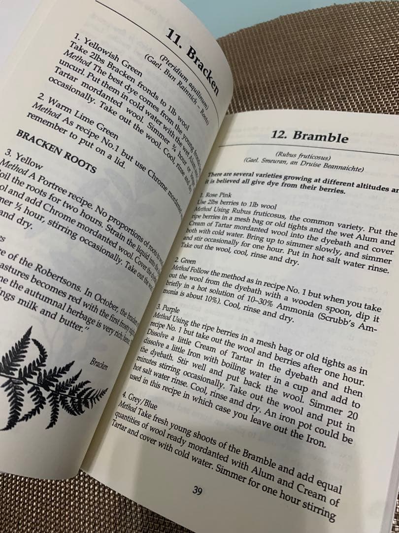 洋書 Traditional Scottish Dyes Jean Fraser