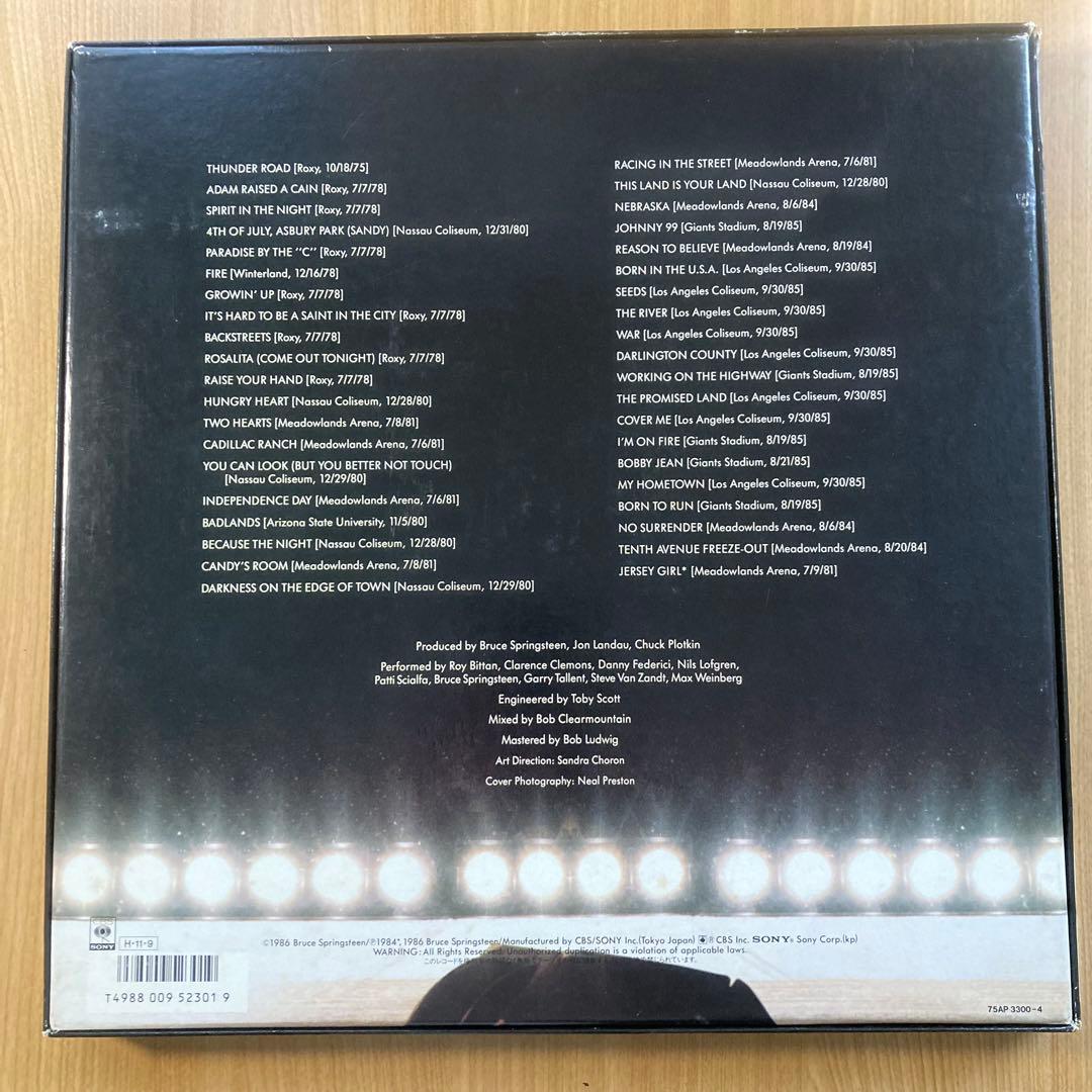 洋楽 Bruce Springsteen Live 1975-85, 5LP BOX