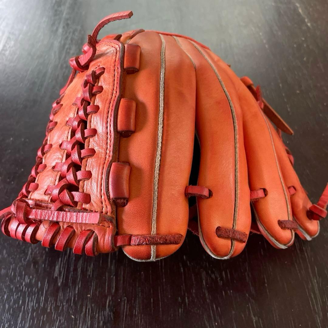 ☆即戦力☆ 低学年〜中学年サイズ ミズノ オールラウンド オレンジ 軟式少年用