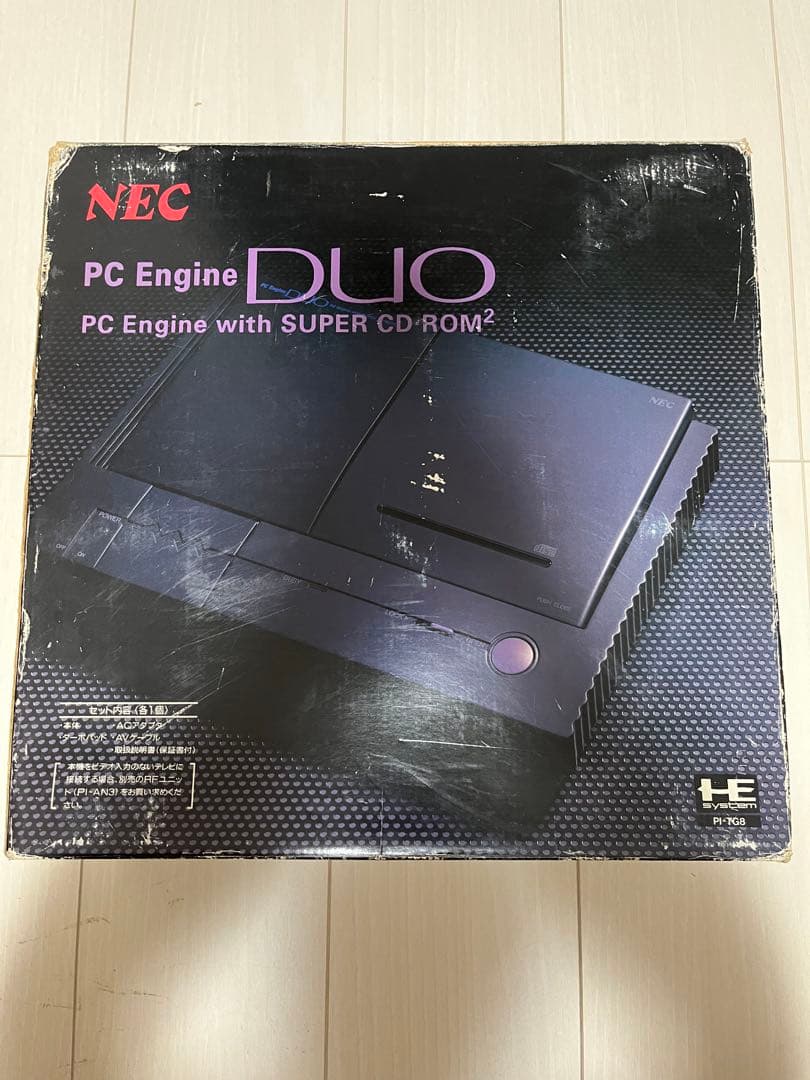 【箱、取説付き】PCエンジンDUO（デュオ）本体