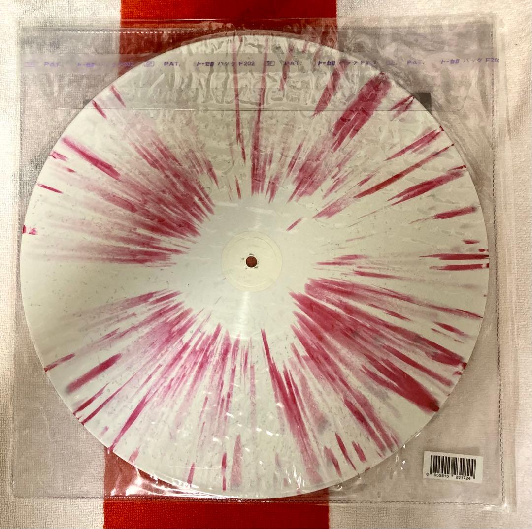 New York Dolls ライブレコード LP ホワイト/ピンクスプラッター