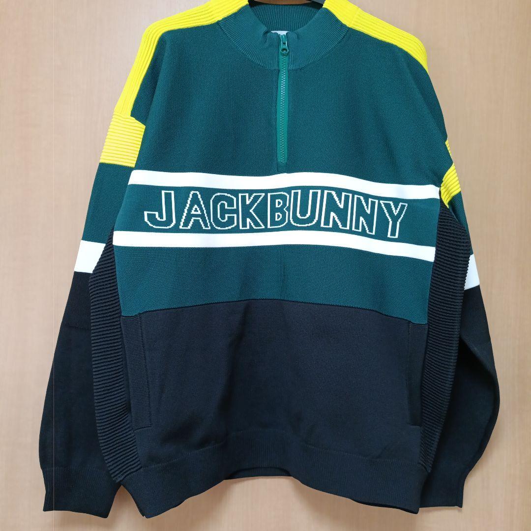 新品・タグ無し　Jack Bunny!! ゴルフウェア　ハーフジッパートレーナー