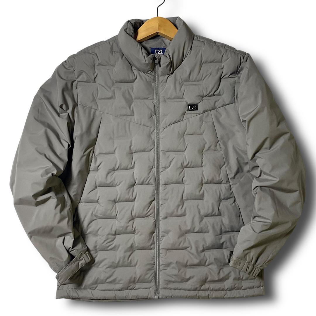 XL カッターアンドバック 定2.5万 圧着加工 中綿ジャケット ブルゾン BE