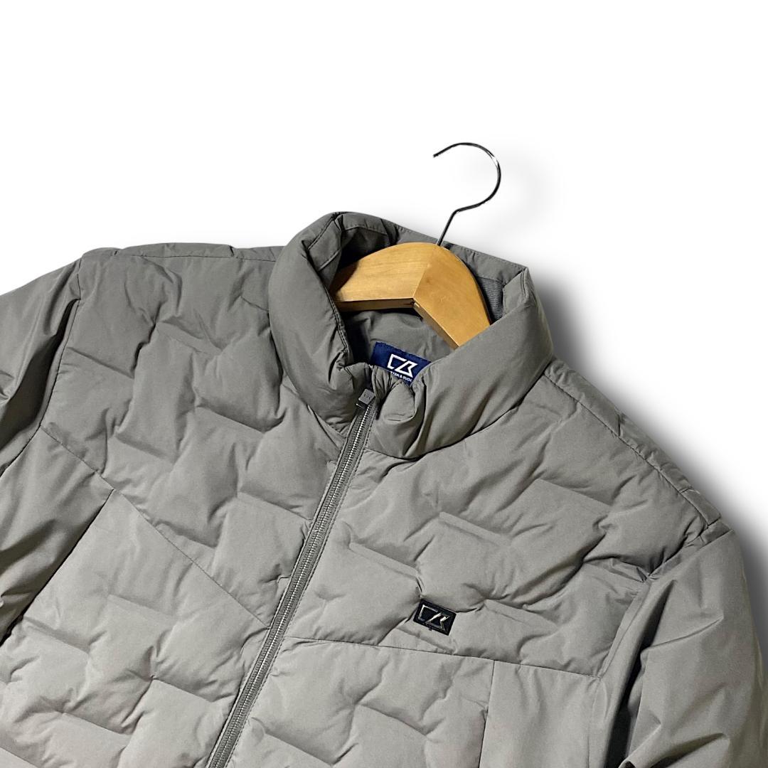 XL カッターアンドバック 定2.5万 圧着加工 中綿ジャケット ブルゾン BE