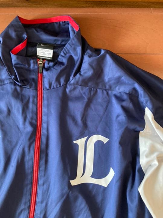 【実使用・支給品】西武ライオンズウィンドブレーカー★左袖刺繍7
