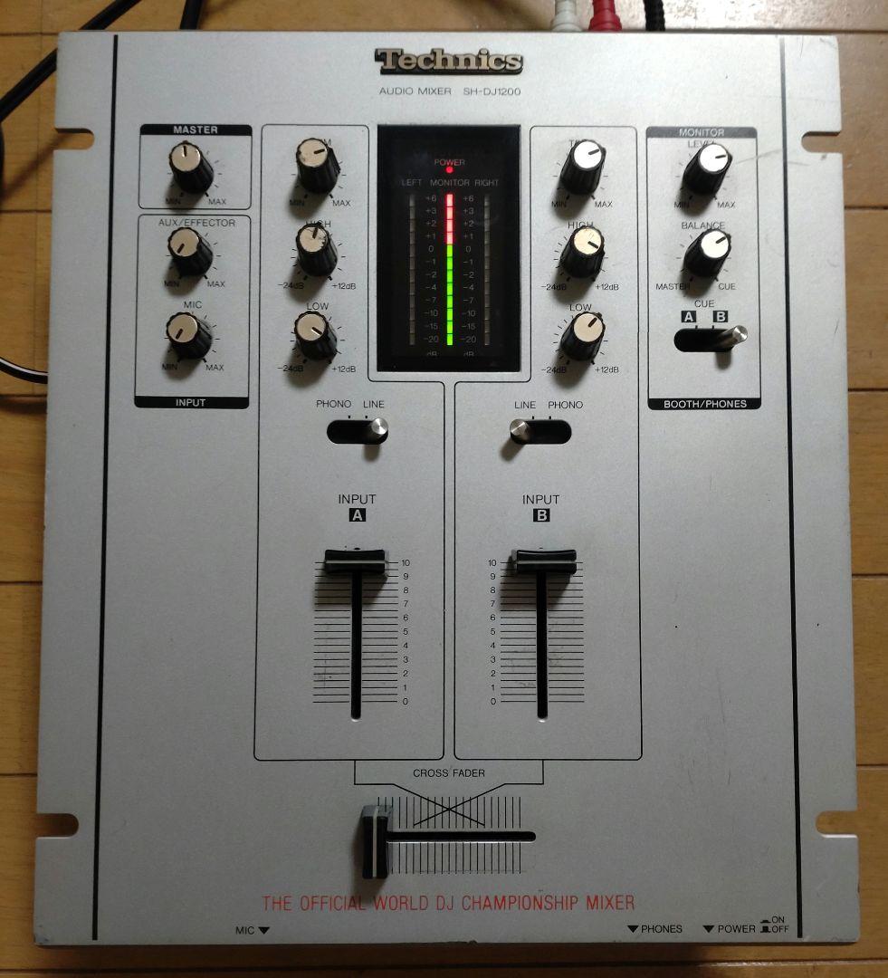 Technics SH-DJ1200 動作確済み　クロスCHフェーダー未使用交換