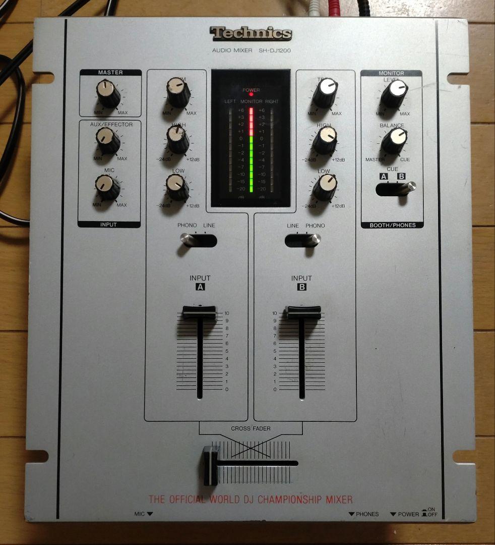 Technics SH-DJ1200 動作確済み　クロスCHフェーダー未使用交換