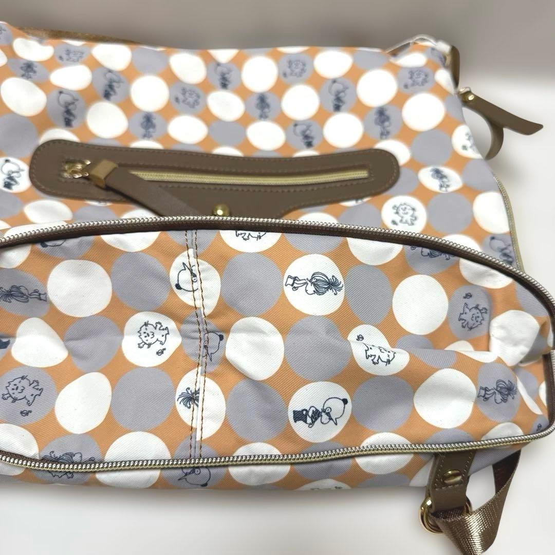 水森亜土　2way sac コラボ　リュック ショルダー キャメル　総柄