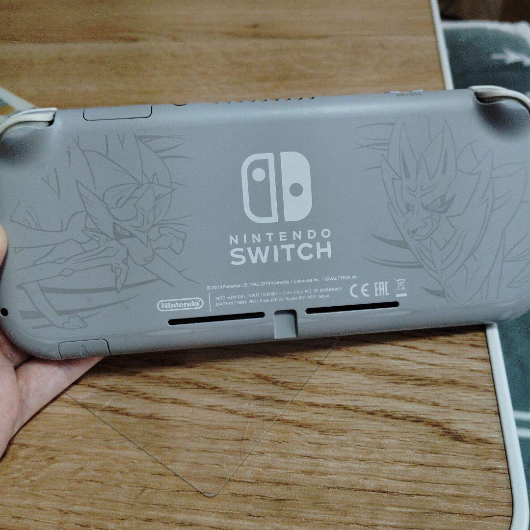 Switch Lite ホワイト/グレー コントローラー、スタンド付きジャンク