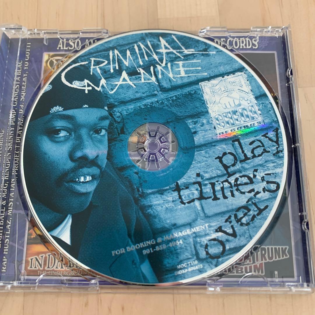 洋楽 CRIMINAL MANE play time's over g-rap