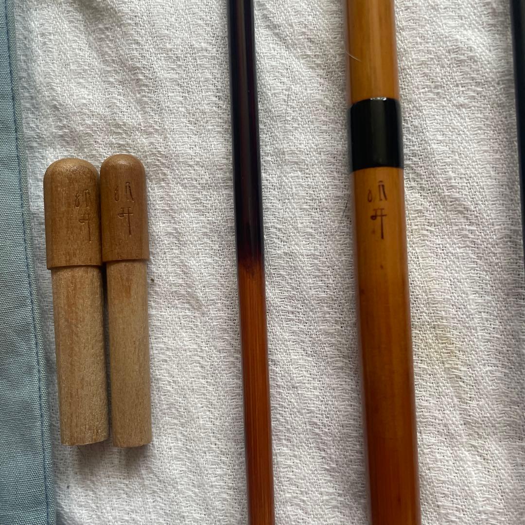 紀州和竿ヘラブナ竿　孤舟　硬式　鶺鴒1978年作5継13尺5寸