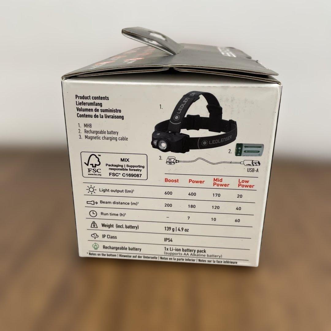 10383 Ledlenser MHシリーズ LED ヘッドライト 充電式