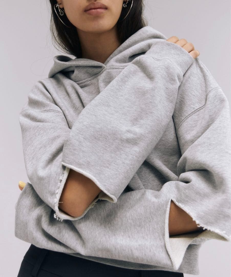 josemoonスリットショートフーディー ジョゼムーン