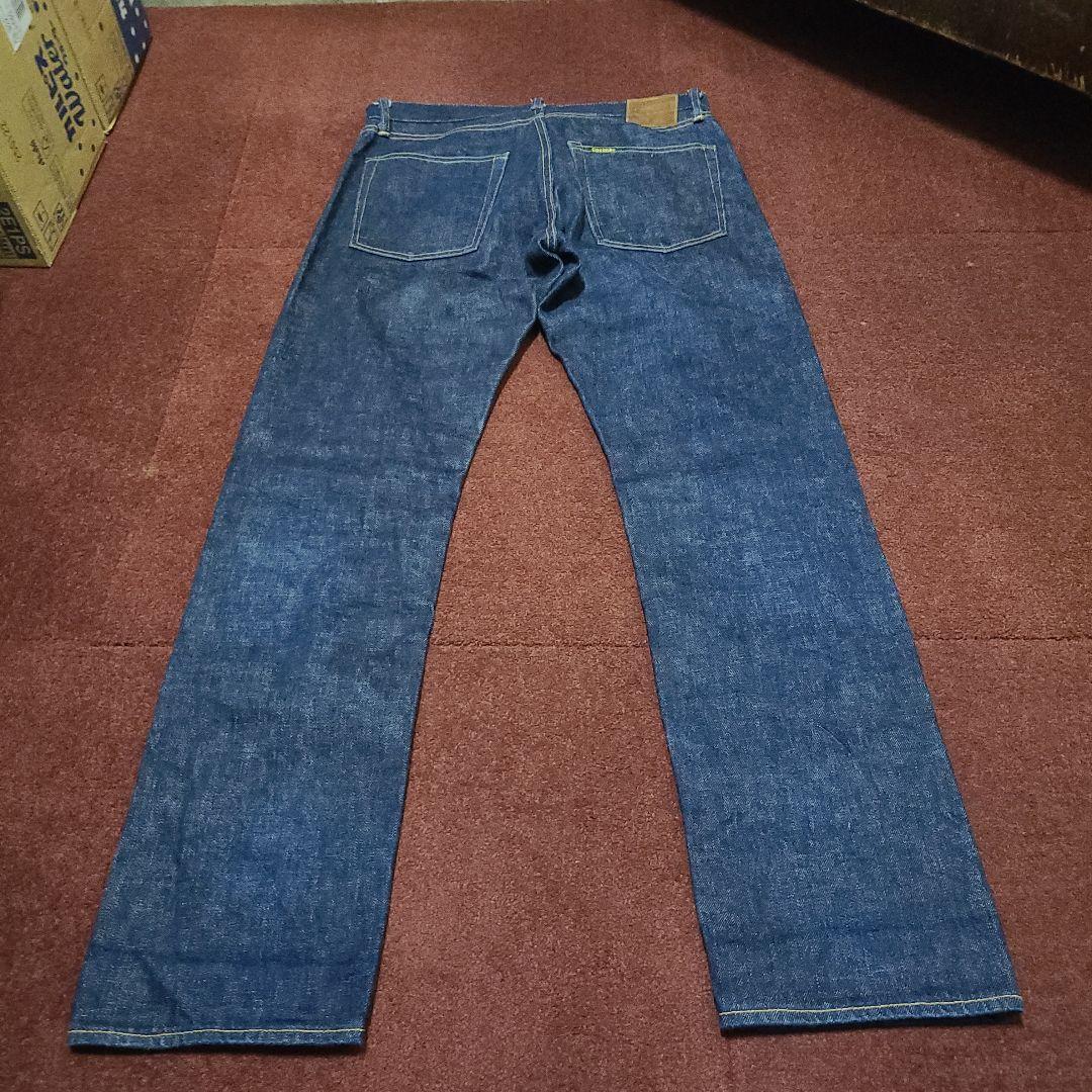 濃紺美品コロナCORONA日本製セルビッジデニムチェーンステッチジッパーフライ