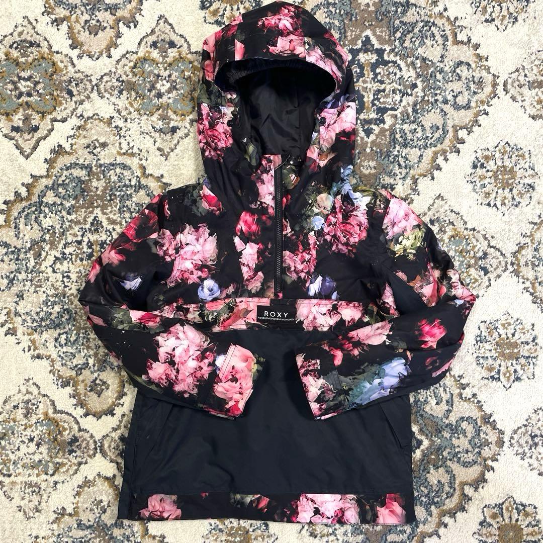 ROXY 花柄 スノーボードウェア 140 ジャケットのみ キッズ #1