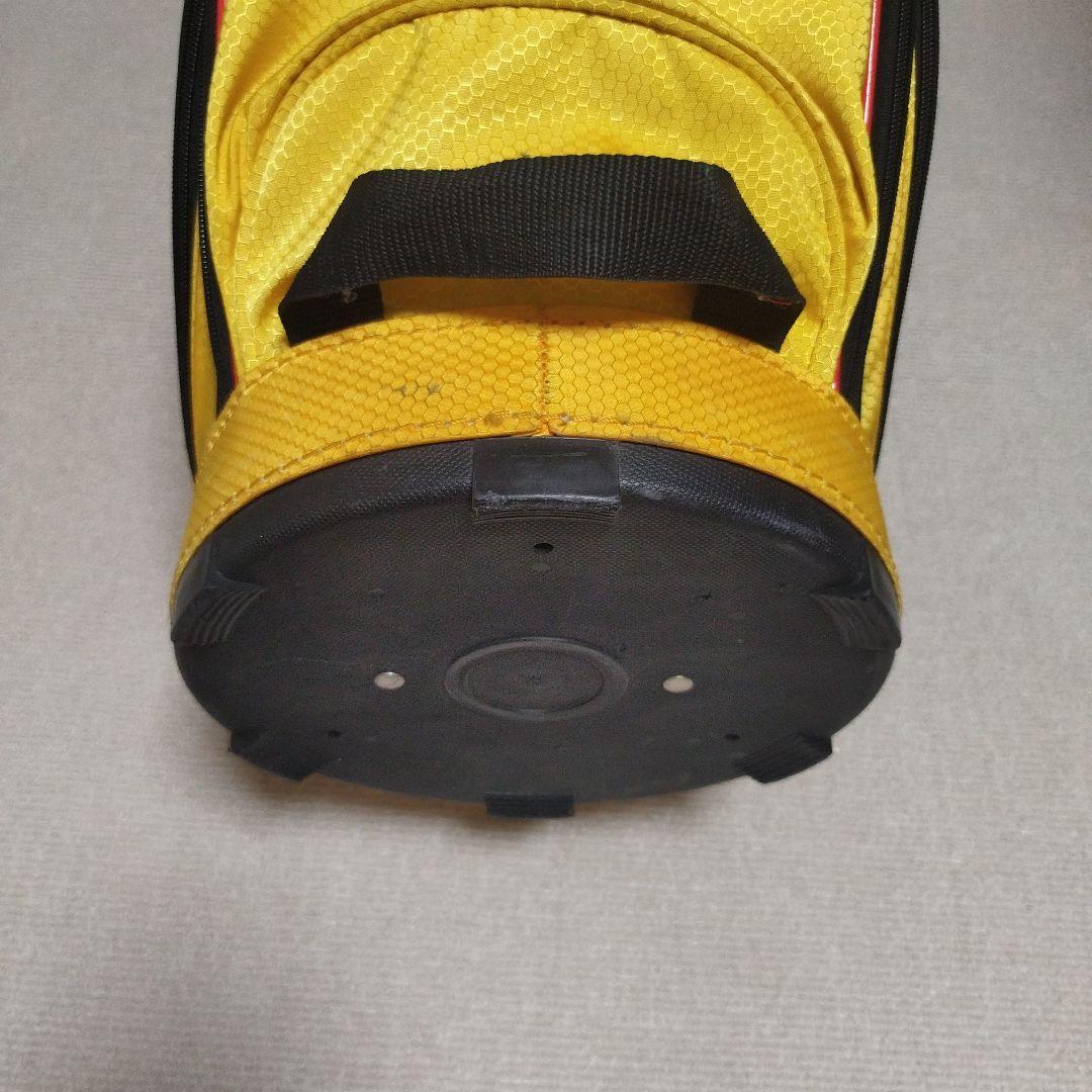 le coq sportif イエロースポーツキャディバッグ フードなし。