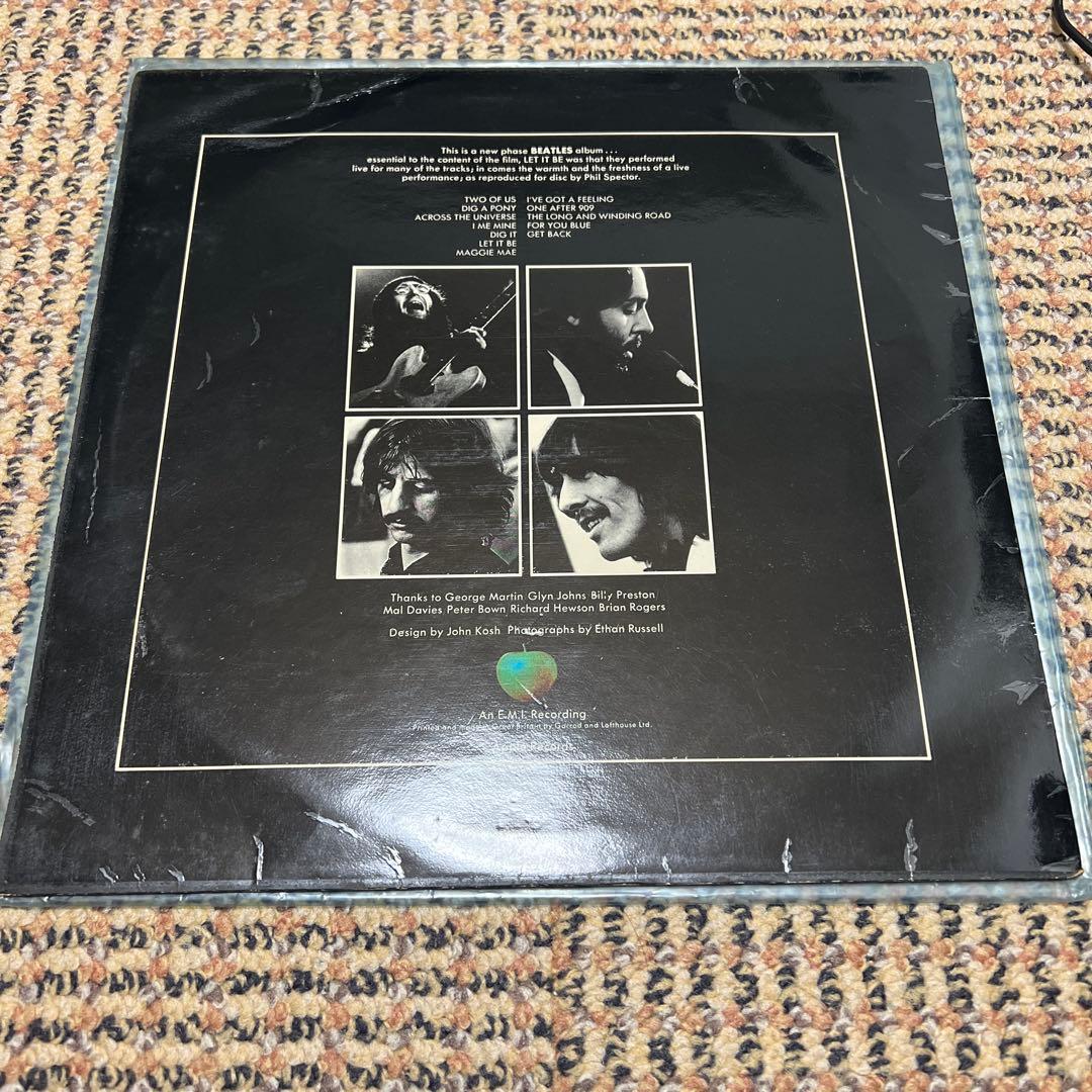 ビートルズ LET IT BE LP レコード　PCS7096