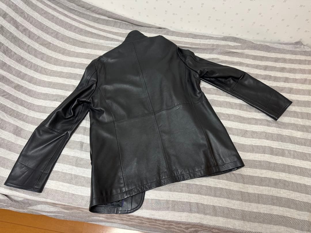 CUIR STUDIO ブラックレザージャケット blackmeans製造工場製