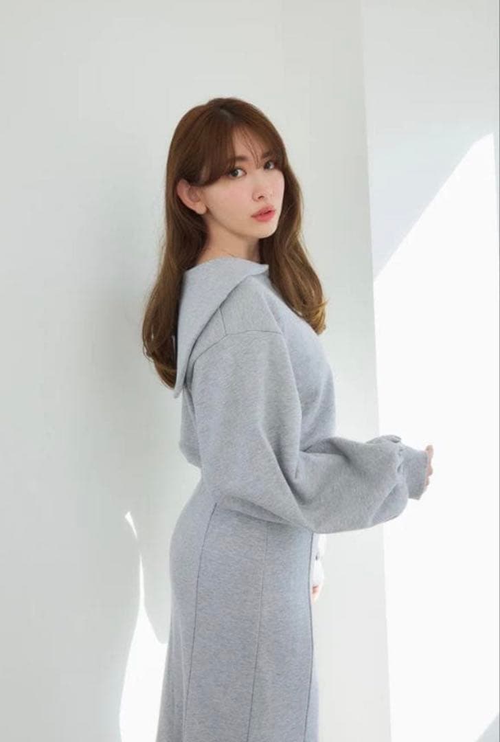 新品 Herlipto Half Zip Sweat Dress S