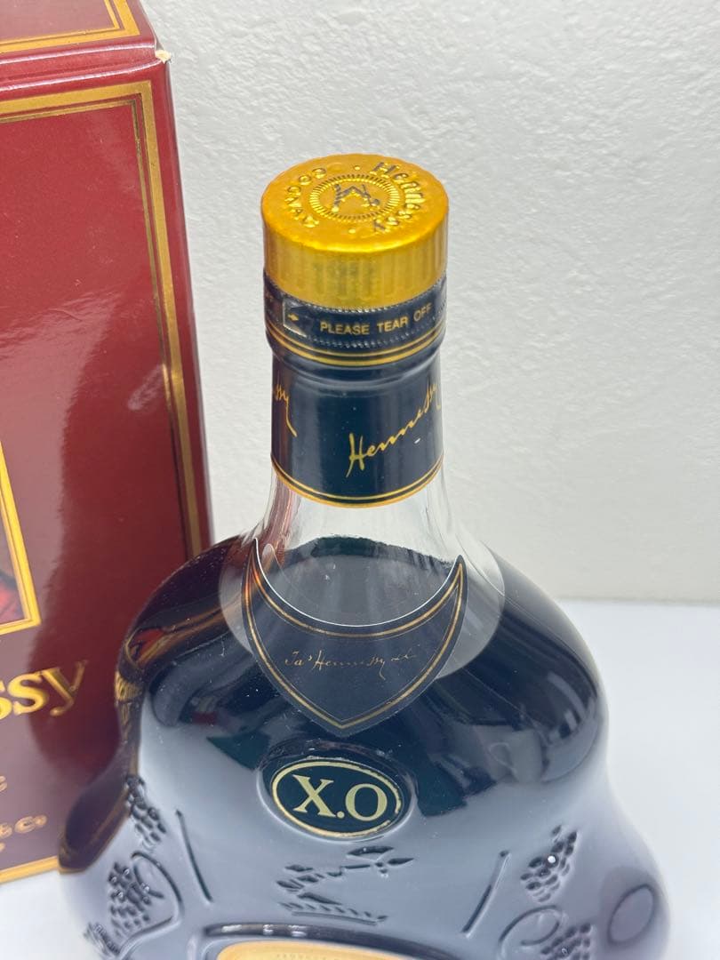 Hennessy XO コニャック 700ml 金キャップ　グリーンボトル