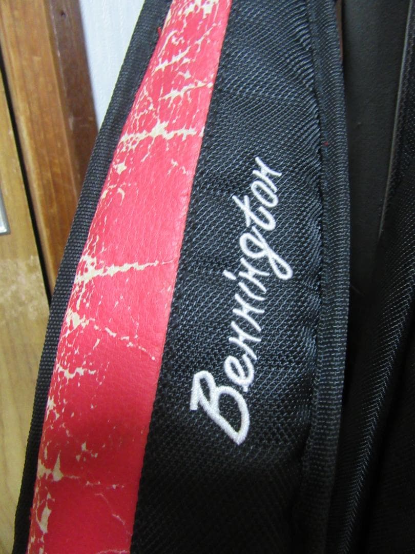 ★希少★BENNINGTON★キャディ-バック★黒/白/赤★