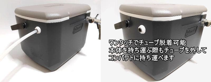 氷冷式　ビールサーバー　アシスト弁装備　コールマンクーラボックス