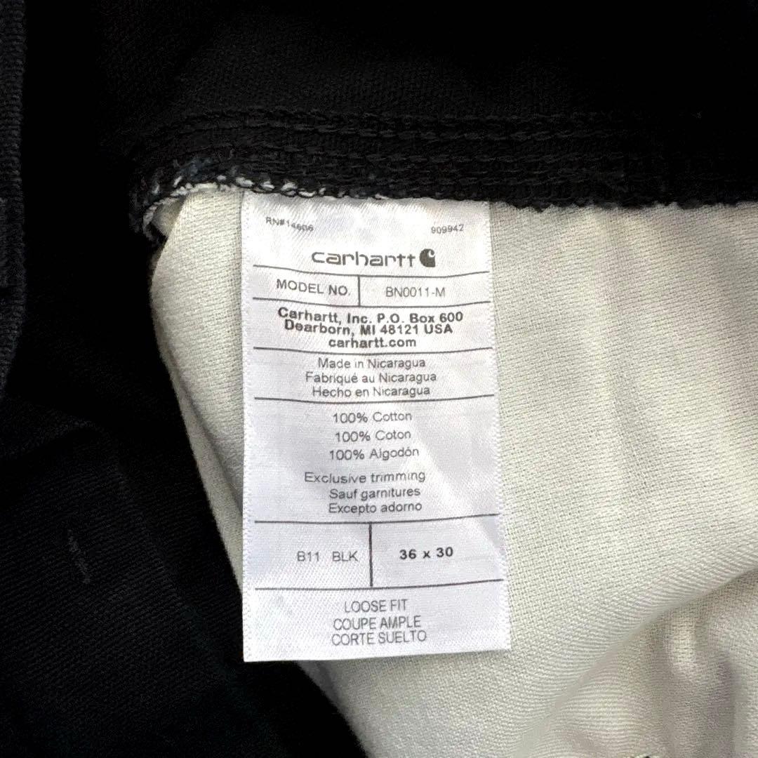 Carhartt カーハート B11 ダックペインターパンツ ブラック w36