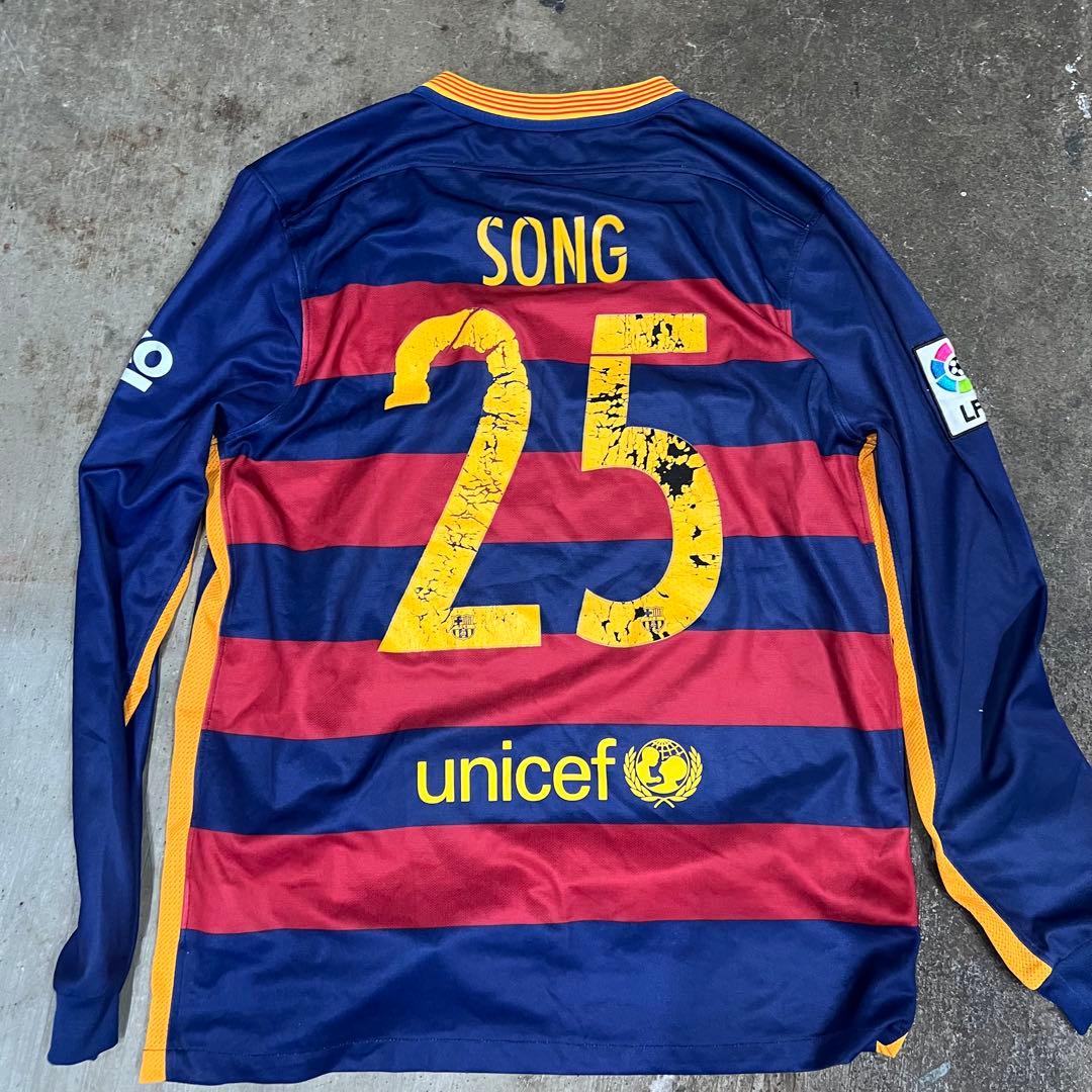 2015 Barcelona バルセロナ　dimitri song ソング　長袖