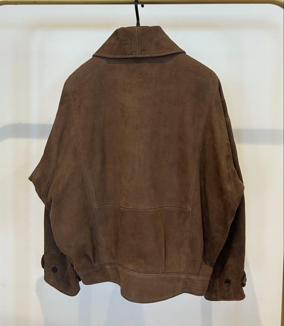 ジャケット・アウター AURALEE 26SS SILKY GRAIN SUEDE BLOUSON